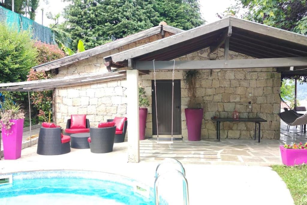 Pool House Au Coeur Du Geres A Rio Caldo Villa ภายนอก รูปภาพ
